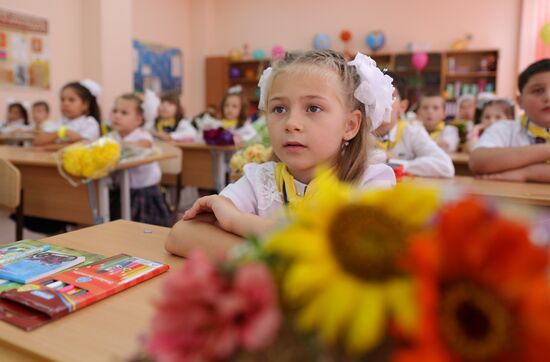 New school year starts in Russia