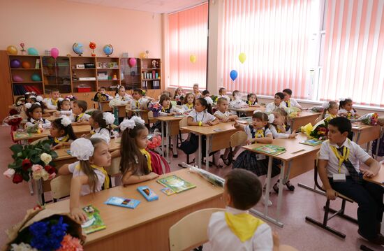 New school year starts in Russia