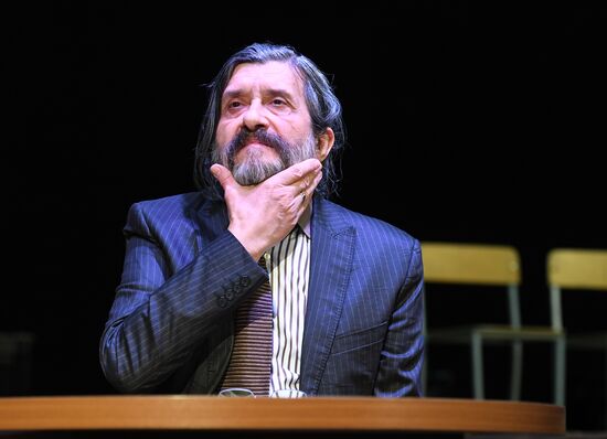 Meeting of Satirikon Theater company