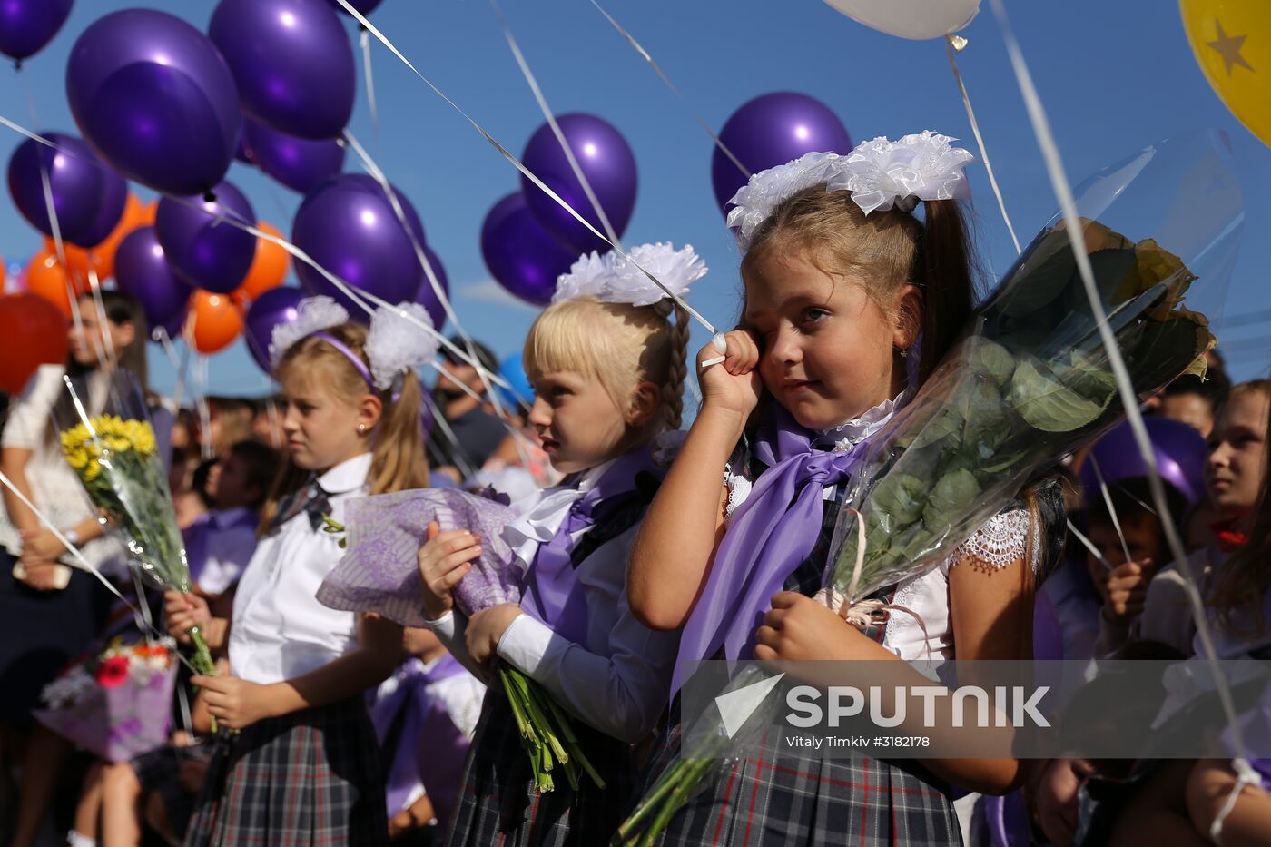 New school year starts in Russia