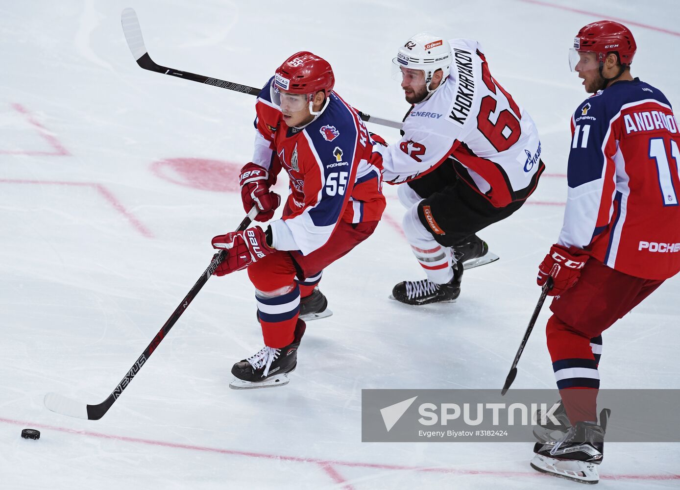 Kontinental Hockey League. CSKA vs. Avangard