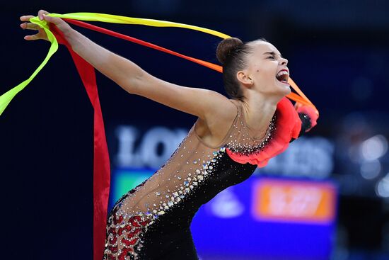 Rhythmic gymnastics. World championships. Day three