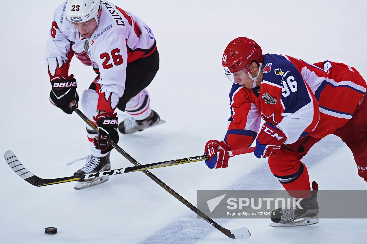 Kontinental Hockey League. CSKA vs. Avangard