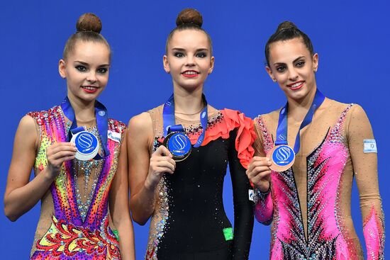 Rhythmic gymnastics. World championships. Day three