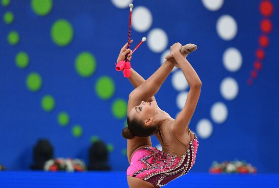 Rhythmic gymnastics. World championships. Day three