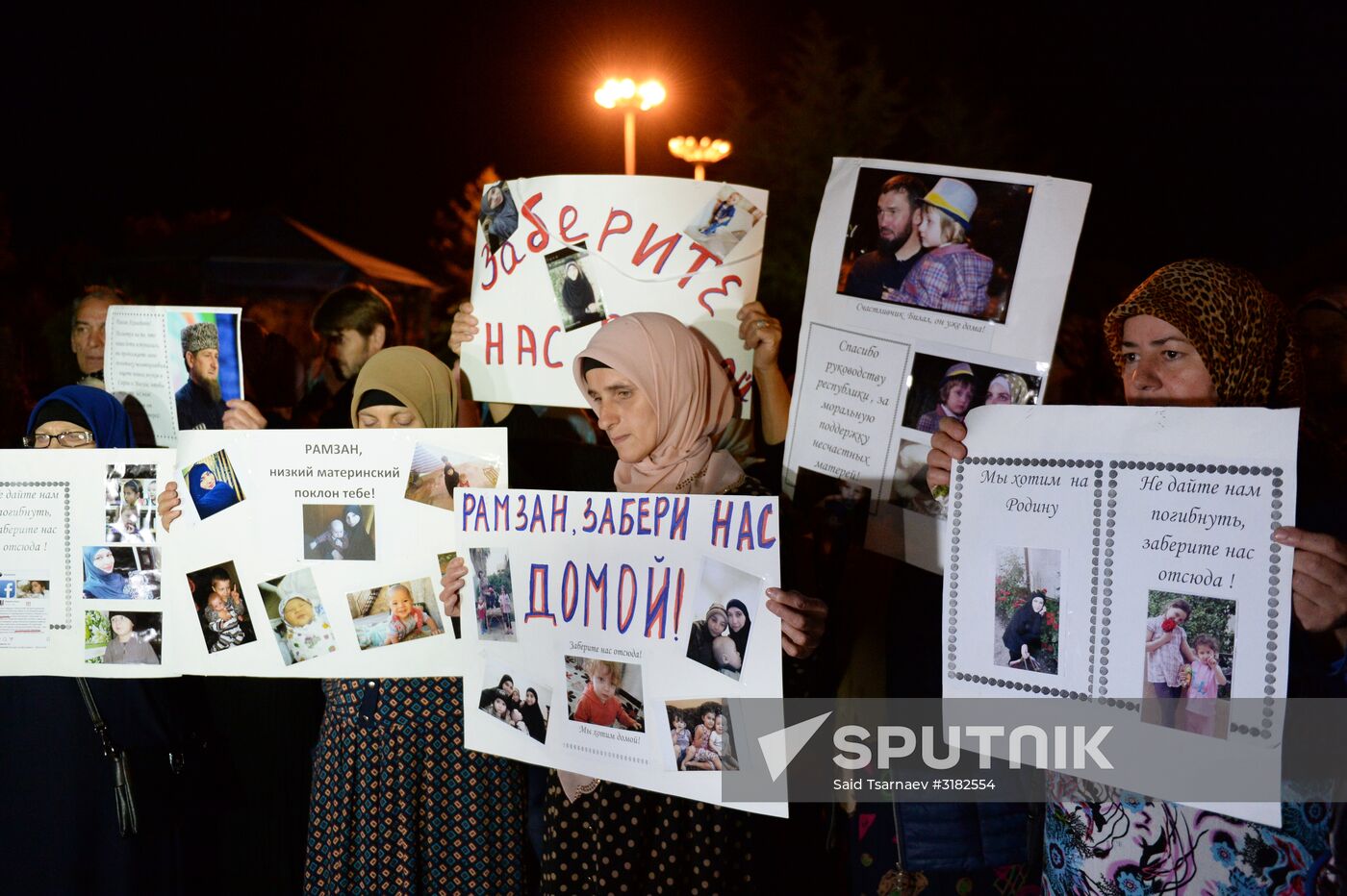 Russian children saved from Iraq arrive in Grozny