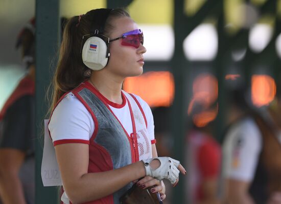 ISSF World Championship Shotgun. Day two