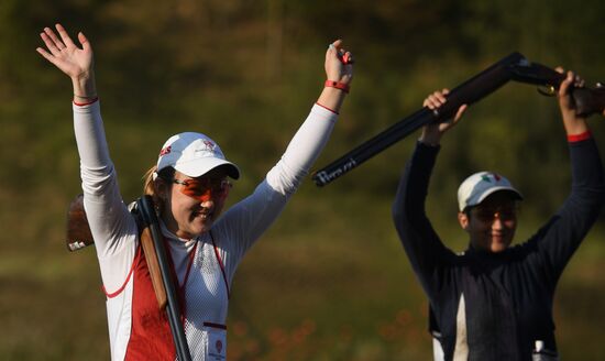 ISSF World Championship Shotgun. Day two