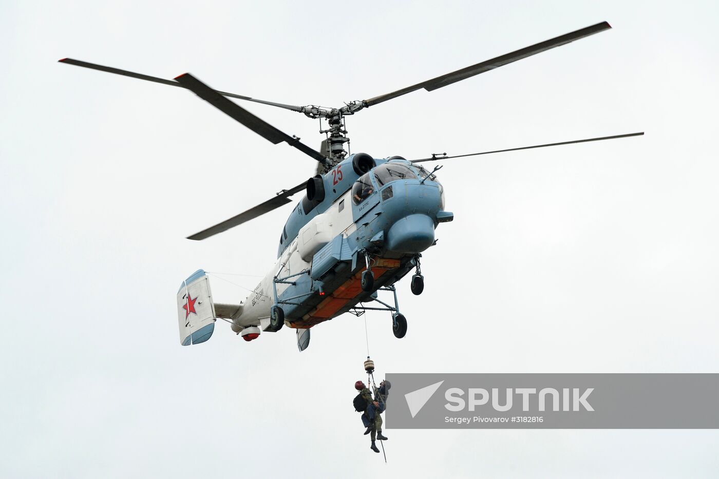 Aviation sports holiday at military air field in Rostov-on-Don