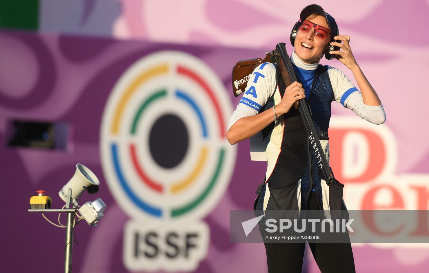 ISSF World Championship Shotgun. Day two