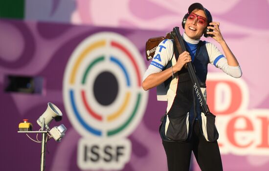 ISSF World Championship Shotgun. Day two