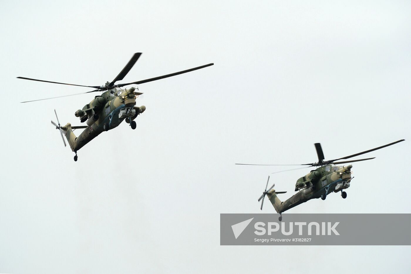 Aviation sports holiday at military air field in Rostov-on-Don