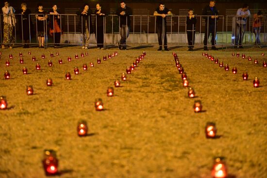 Mourning ceremonies in Beslan