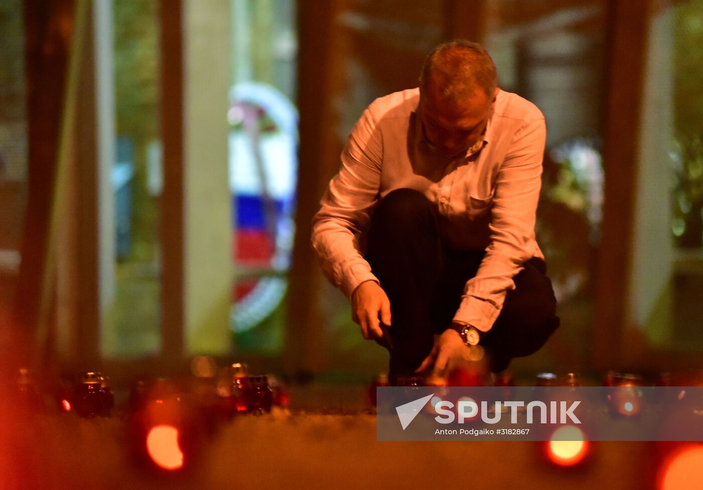 Mourning ceremonies in Beslan