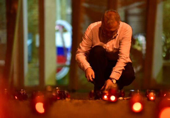 Mourning ceremonies in Beslan