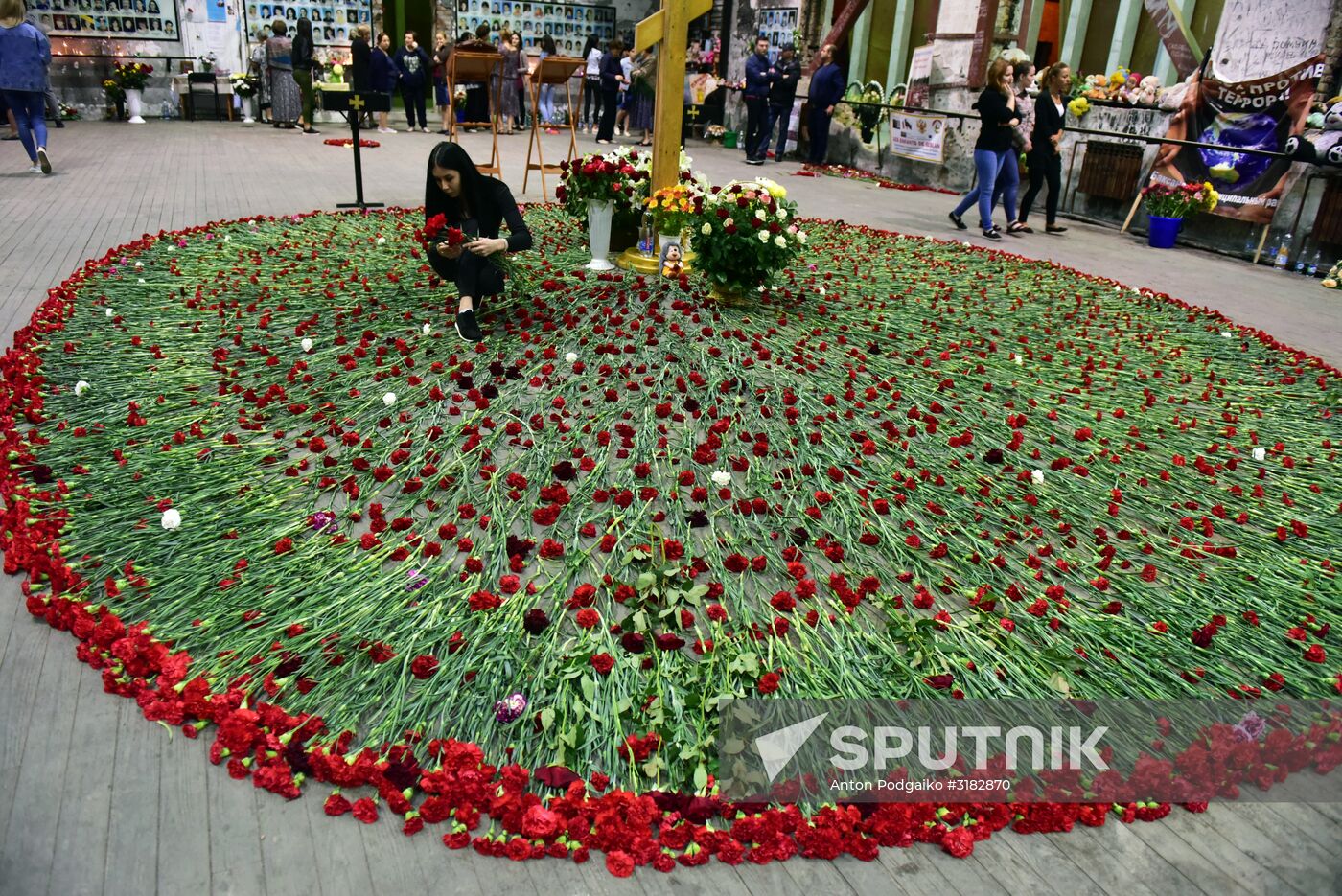 Mourning ceremonies in Beslan