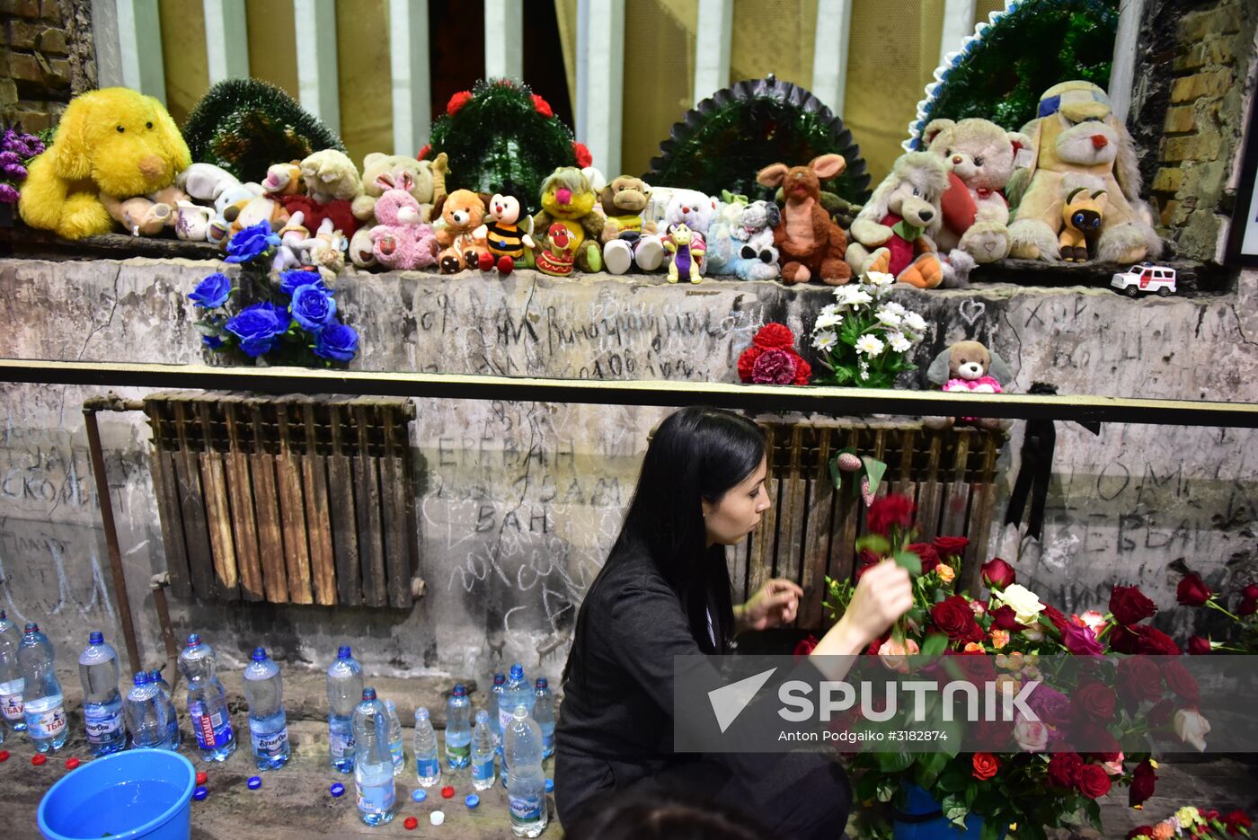 Mourning ceremonies in Beslan