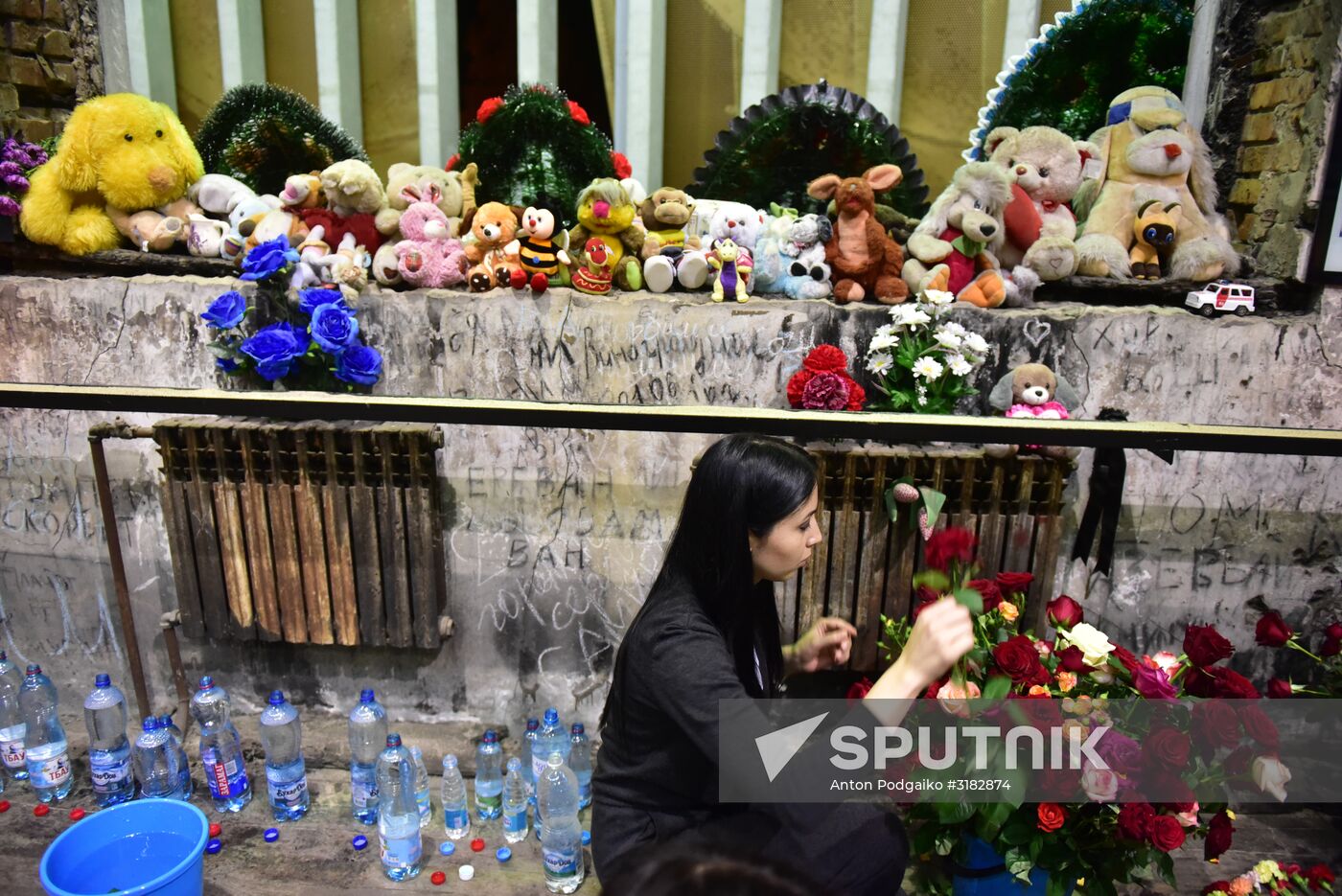 Mourning ceremonies in Beslan