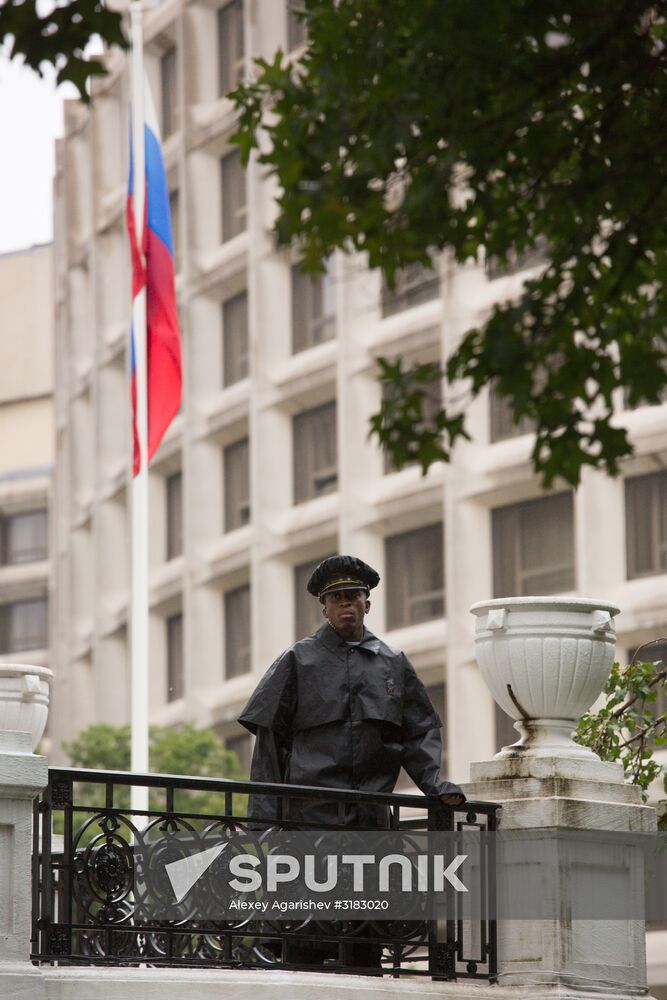 Searches in Russian Trade Mission in Washington