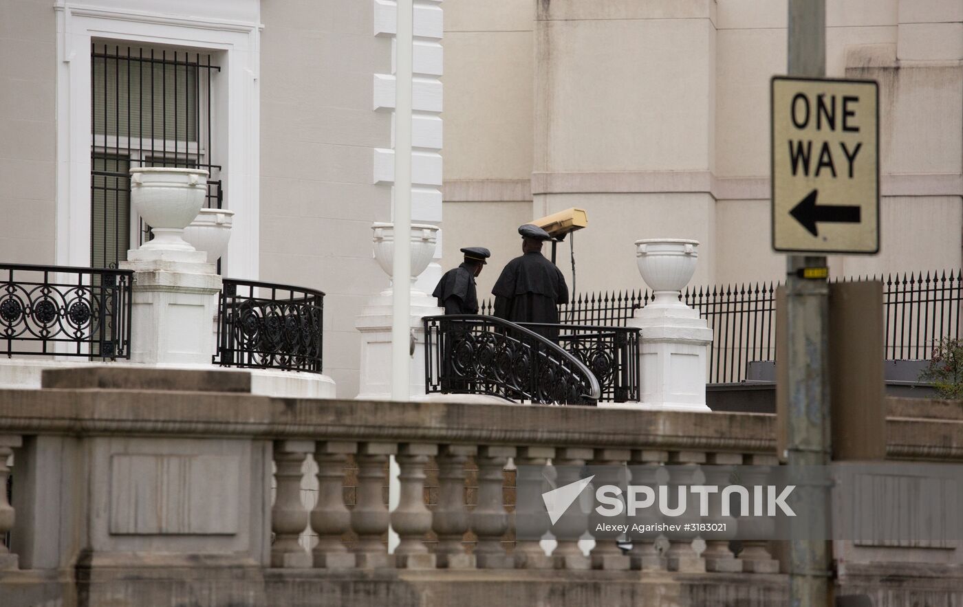 Searches in Russian Trade Mission in Washington