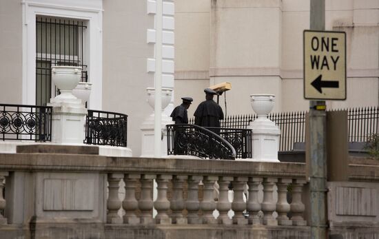 Searches in Russian Trade Mission in Washington