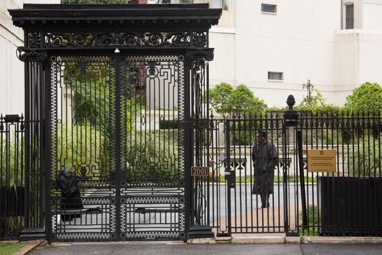 Searches in Russian Trade Mission in Washington
