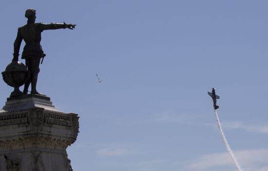 Red Bull Air Race stage in Porto
