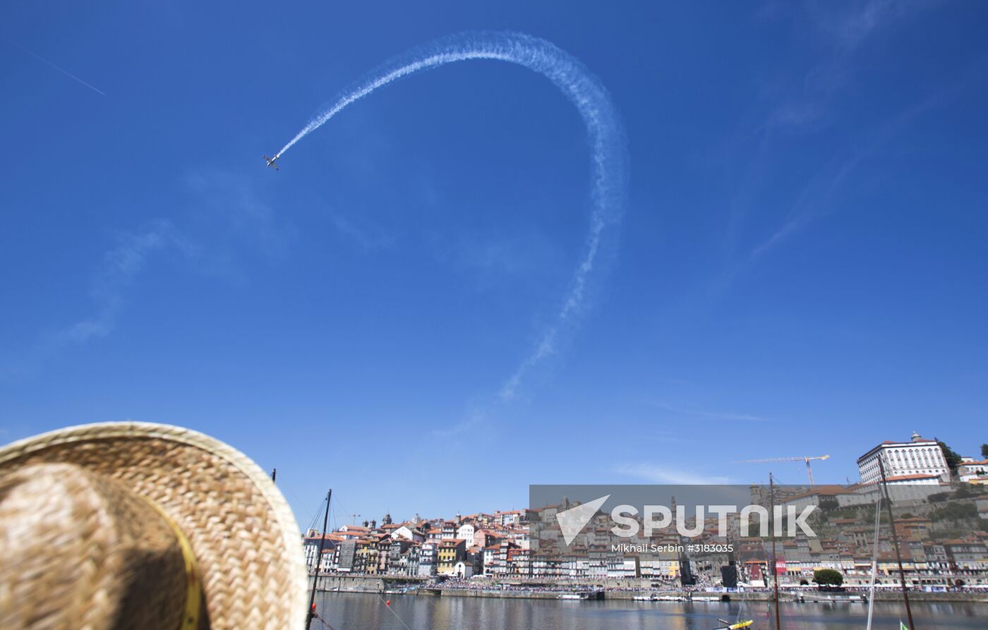 Red Bull Air Race stage in Porto