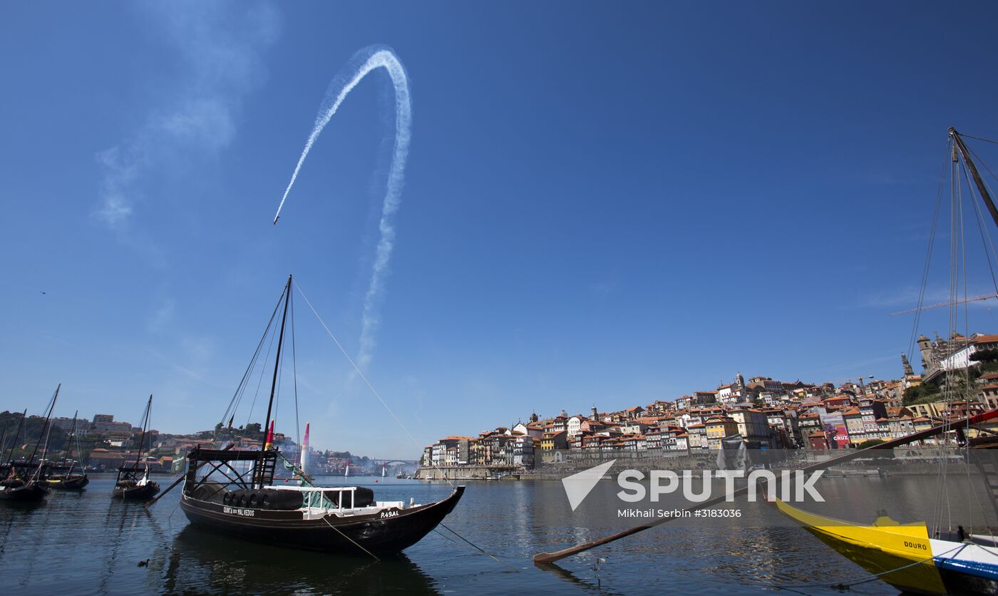 Red Bull Air Race stage in Porto