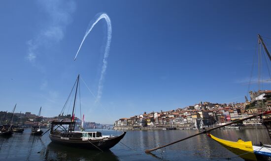 Red Bull Air Race stage in Porto
