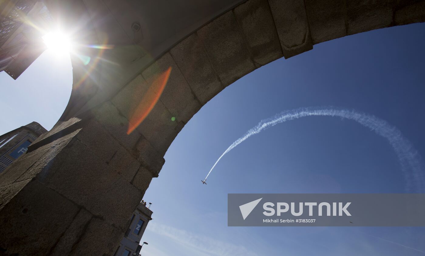 Red Bull Air Race stage in Porto
