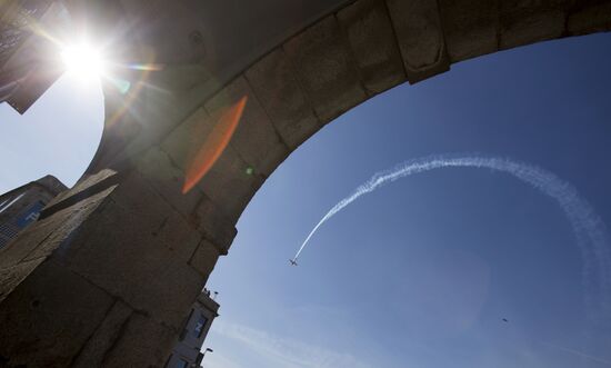 Red Bull Air Race stage in Porto