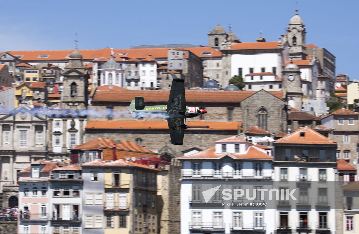 Red Bull Air Race stage in Porto