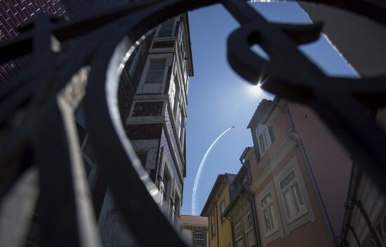 Red Bull Air Race stage in Porto