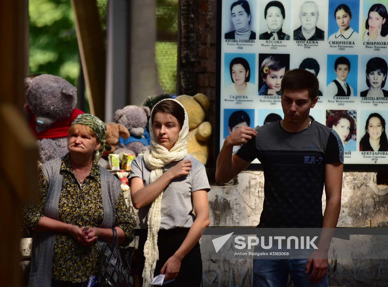 Mourning ceremonies in Beslan