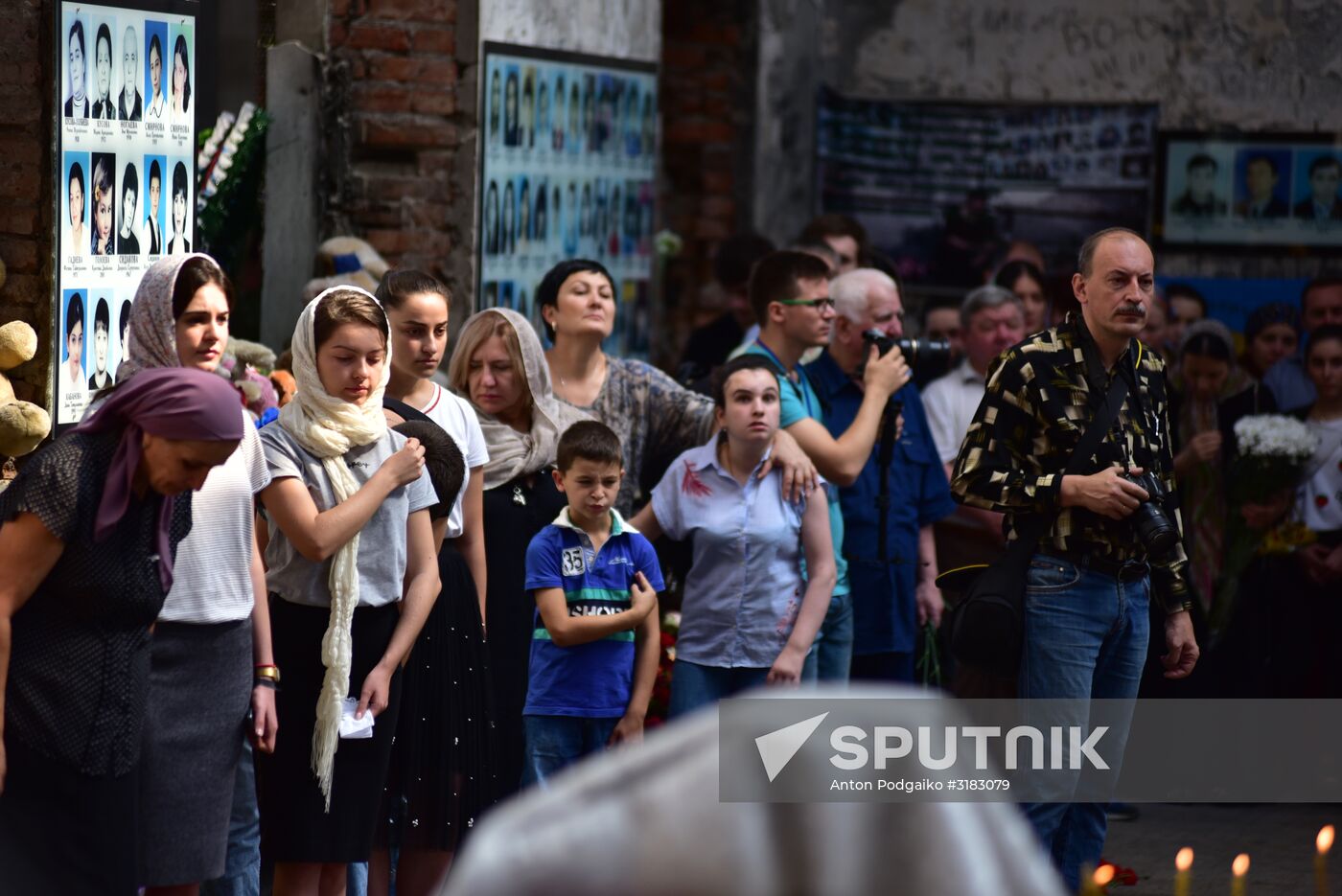 Mourning ceremonies in Beslan