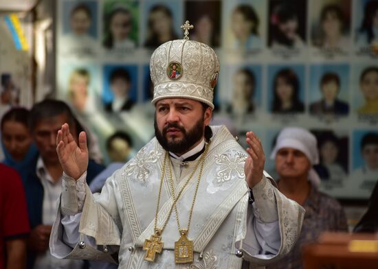 Mourning ceremonies in Beslan