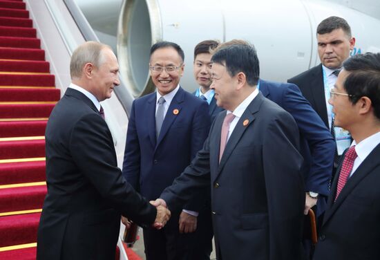 President Putin visits China
