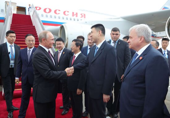President Putin visits China