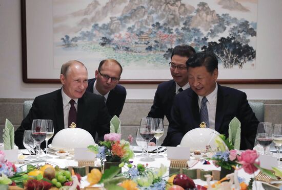 Russian President Vladimir Putin visits China