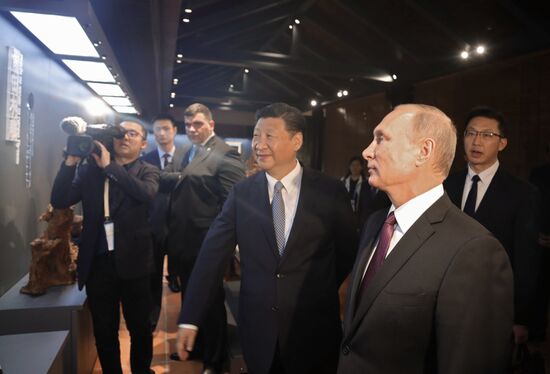 Russian President Vladimir Putin visits China