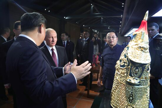 Russian President Vladimir Putin visits China