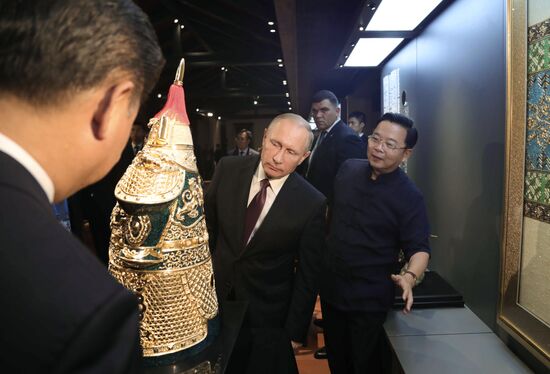 Russian President Vladimir Putin visits China
