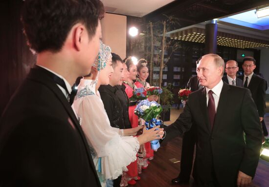 Russian President Vladimir Putin visits China