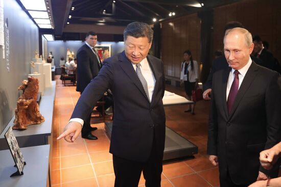 Russian President Vladimir Putin visits China
