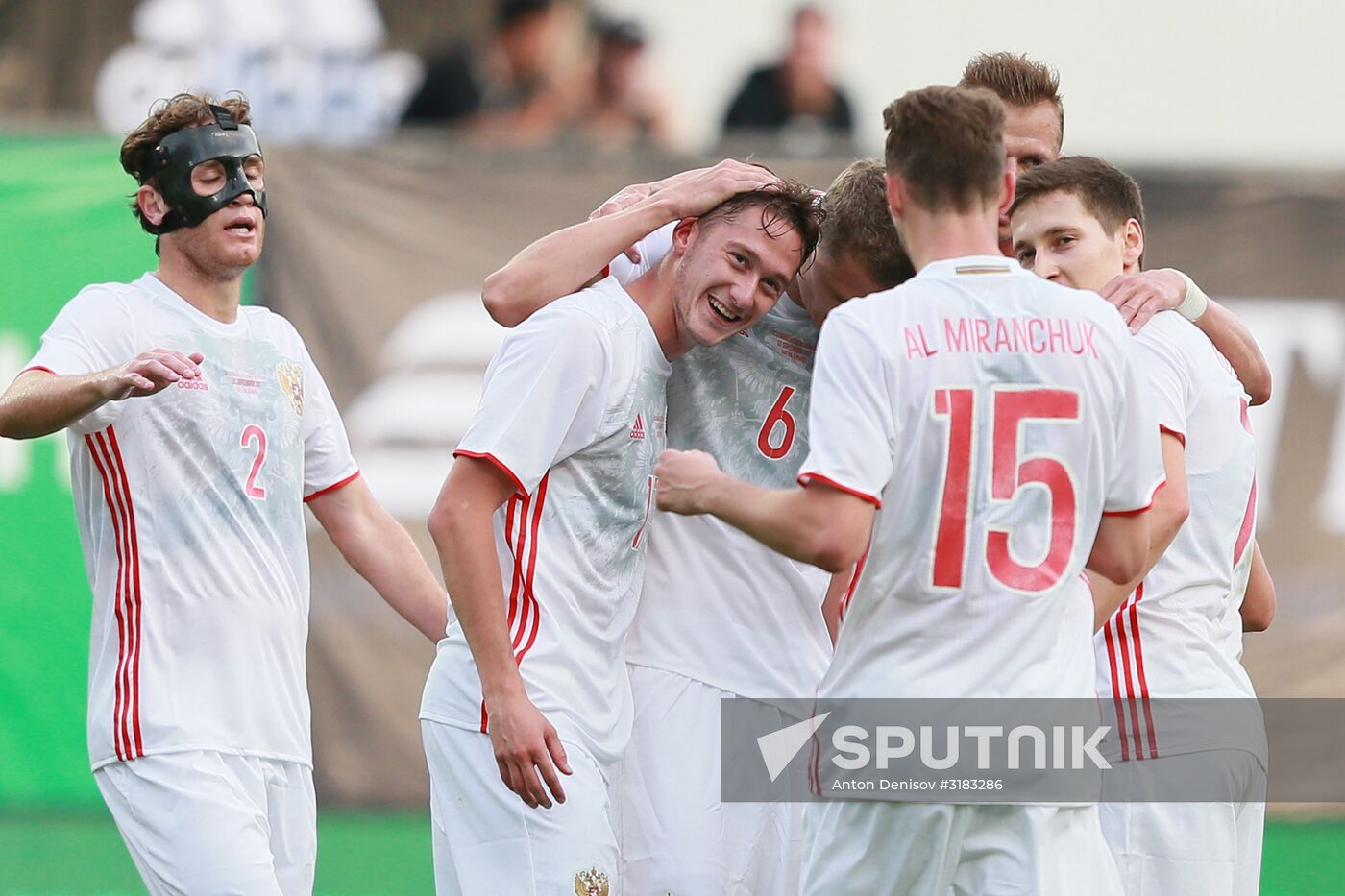 Russian national team vs. Dynamo Moscow friendly football match