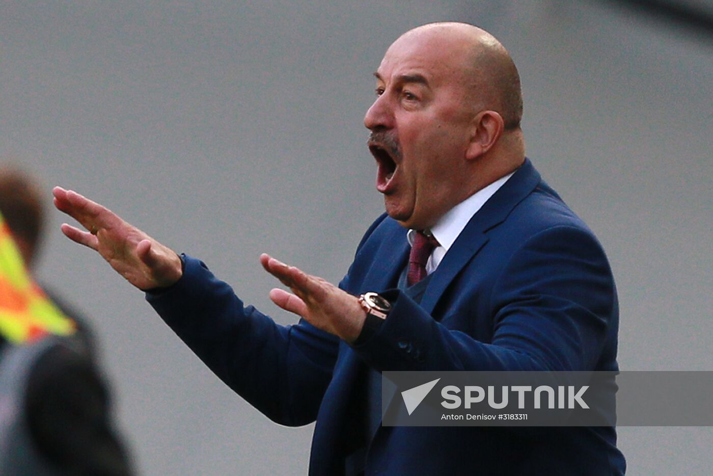 Russian national team vs. Dynamo Moscow friendly football match