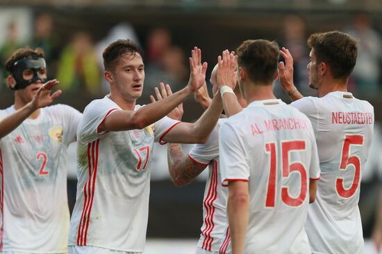 Russian national team vs. Dynamo Moscow friendly football match