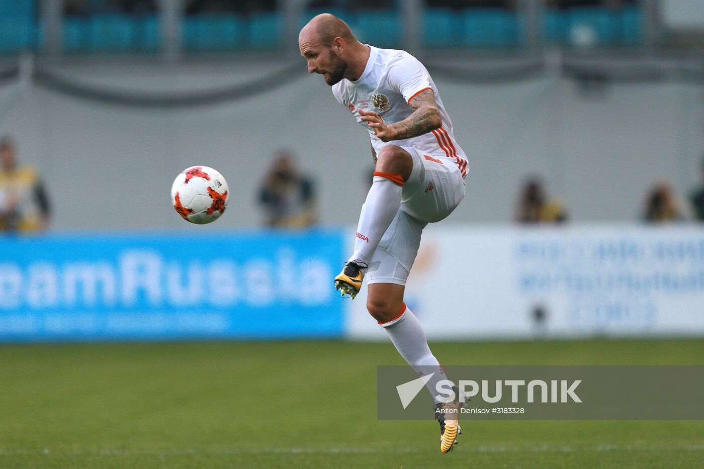 Russian national team vs. Dynamo Moscow friendly football match