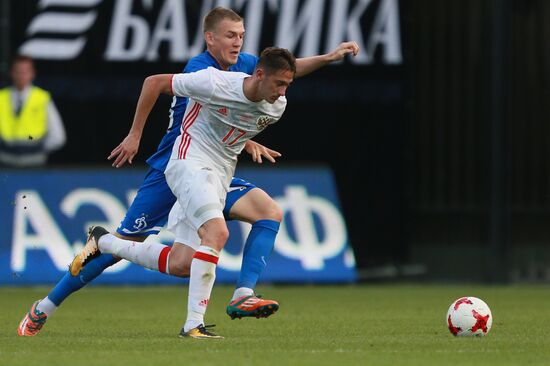 Russian national team vs. Dynamo Moscow friendly football match